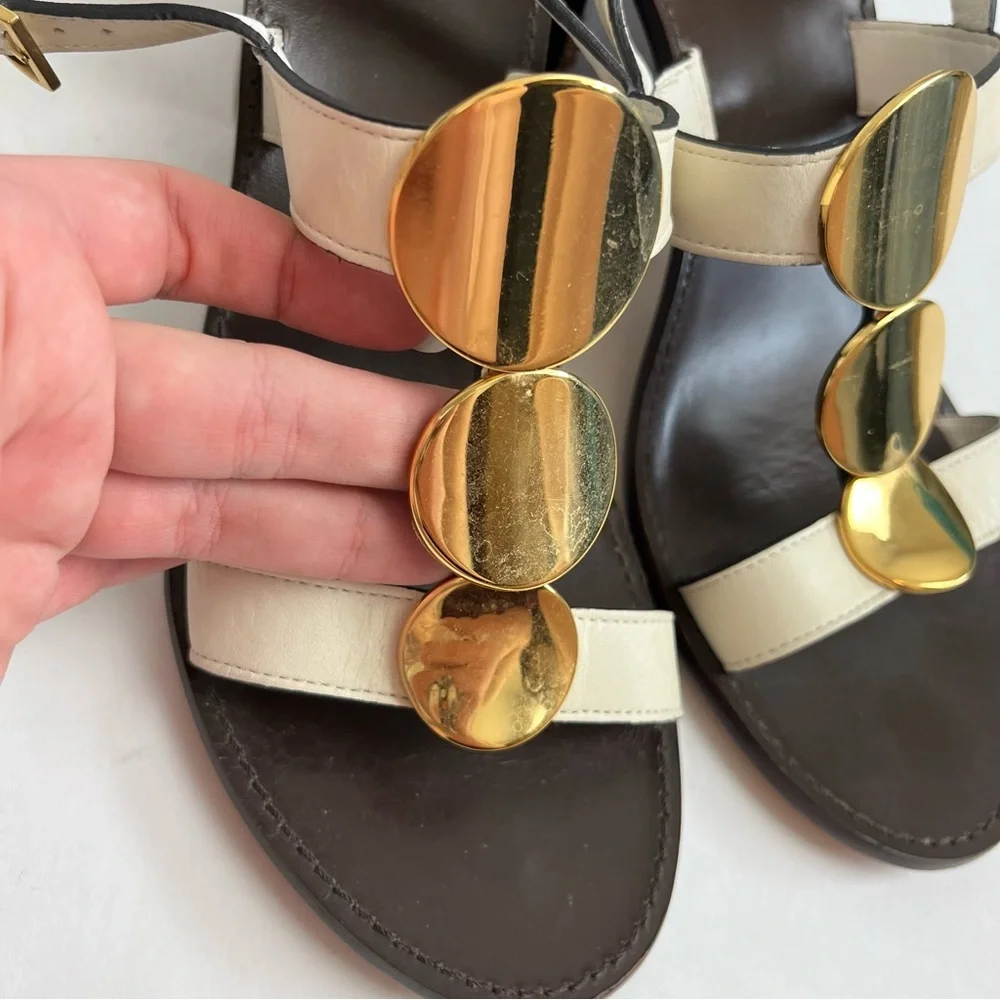 Tory Burch Patos Multi Disk Sandal Block Heel
